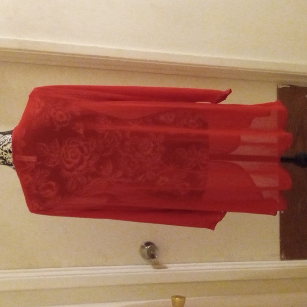 Coquette Sheer Robe Jacket - Picture 2 of 5